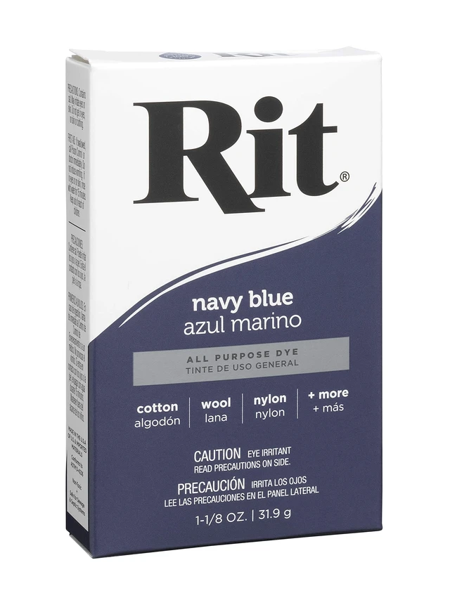 Alt view image 2 of 4 - Rit Dye 3-30 Powdered Fabric Dye, Navy Blue