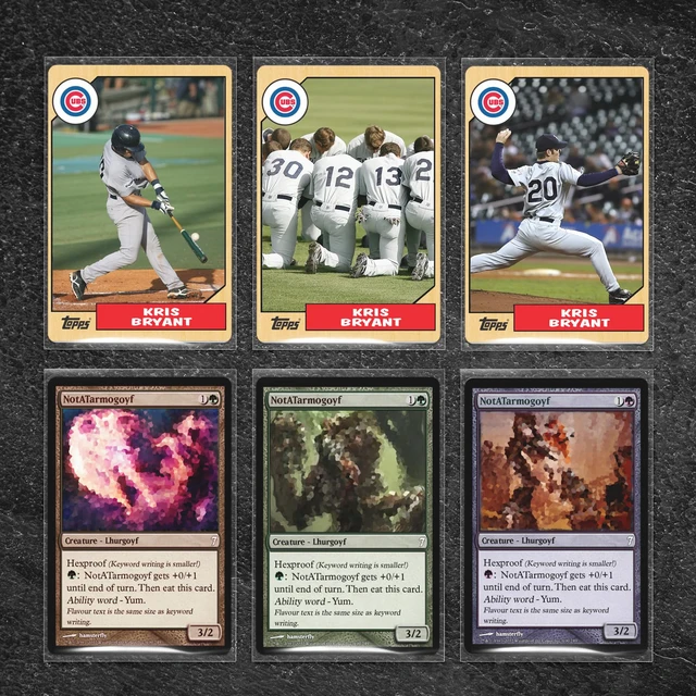 Alt view image 5 of 7 - sdroceRyaM 500pcs Card Sleeves, Clear Baseball Card Sleeves Trading Cards Sleeves Plastic Card Protector for Standard Cards Fit for MTG, Baseball Cards, Sports Cards, Game Cards,2.6 x 3.6 Inches