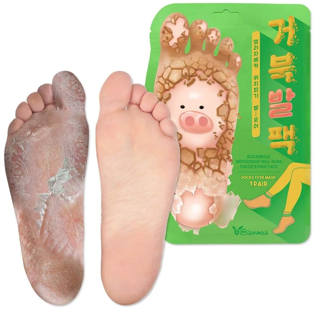 Main image of Elizavecca/Foot Peel /1 Foot Pack 2 Pairs Foot Mask - Boots for Exfoliating/foot pack review/foot pack before and after