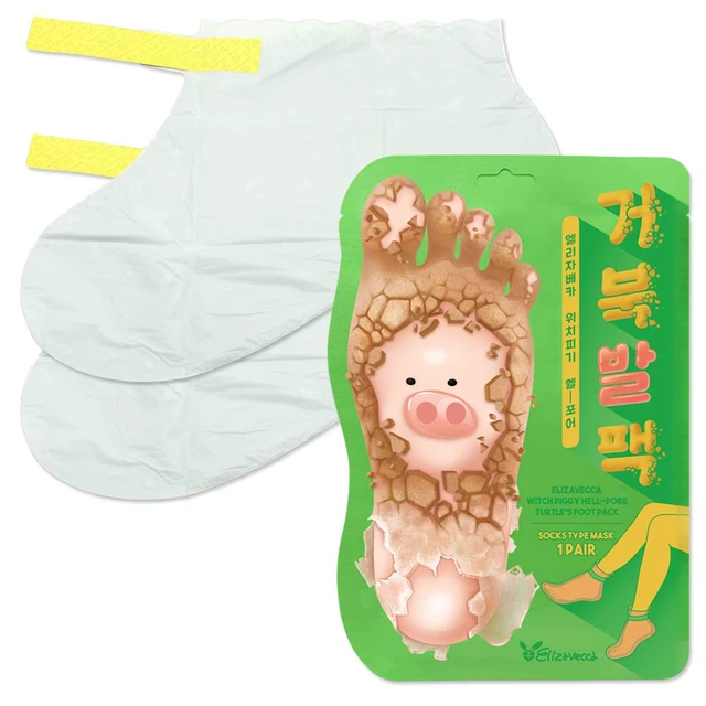 Alt view image 2 of 7 - Elizavecca/Foot Peel /1 Foot Pack 2 Pairs Foot Mask - Boots for Exfoliating/foot pack review/foot pack before and after