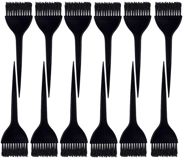 Main image of 12 Pack Hair Dye Brushes, Color Tint Applicator, Hair Coloring Dying Brush Kit for Solon Black