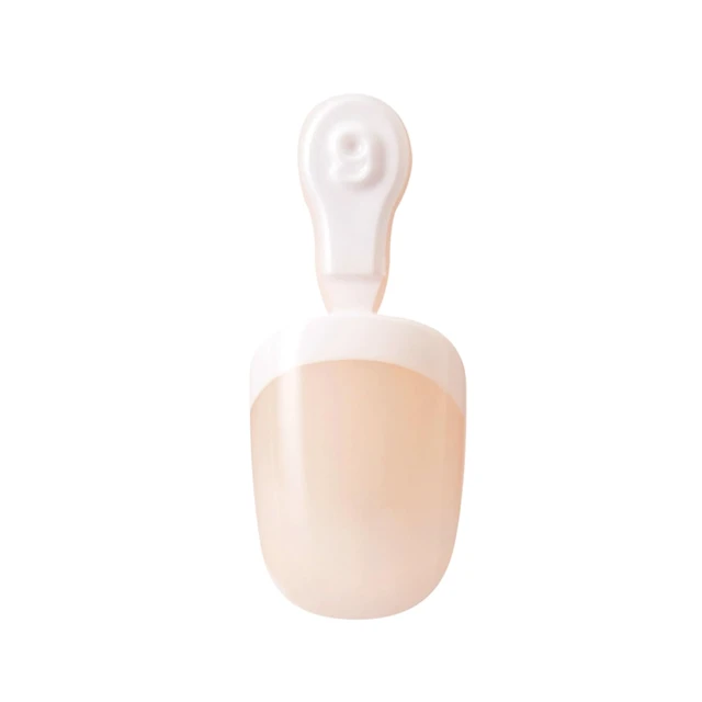 Alt view image 3 of 7 - KISS Salon Acrylic, Press On Nails, Nail glue included, 'Crush Hour', White, Petite Size, Squoval Shape, Includes 28 Nails, 2g glue, 1 Manicure Stick, 1 Mini File