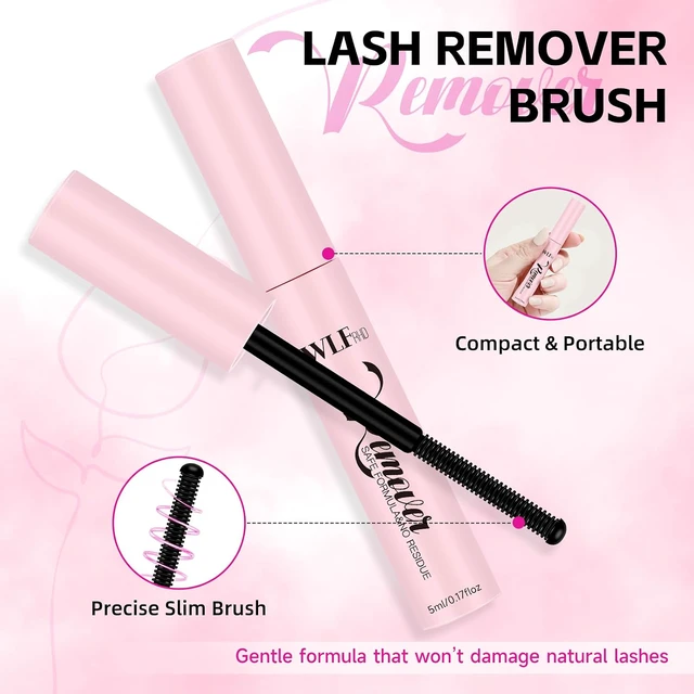 Alt view image 6 of 6 - Waterproof Lash Cluster Glue Bond & Seal with Remover Kit, Long Lasting Eyelash Adhesive, Black (5ml+5ml)
