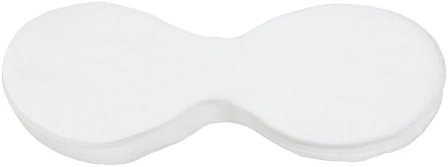 Main image of JJUNW 100 Pcs Disposable Non Woven Cotton Sheet Eye Mask Pads for Dry Eyes, Skincare, Spa, Moisture Retention Beauty