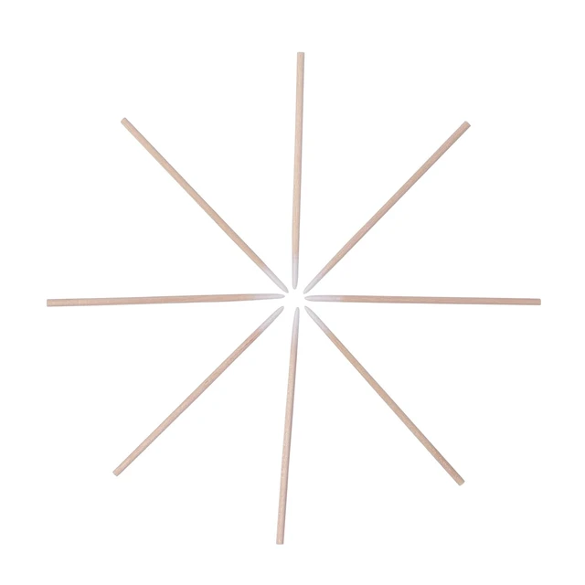 Alt view image 5 of 7 - 1200Pcs 7cm Wood Cotton Swab Microbrush for Nails Eyelash Eyebrow Cleaning Makeup Glue Removing Tattoo Cosmetics