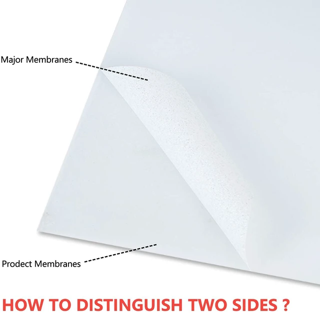 Alt view image 4 of 5 - Guangyintong White Glitter HTV Rolls, 12" x 8ft