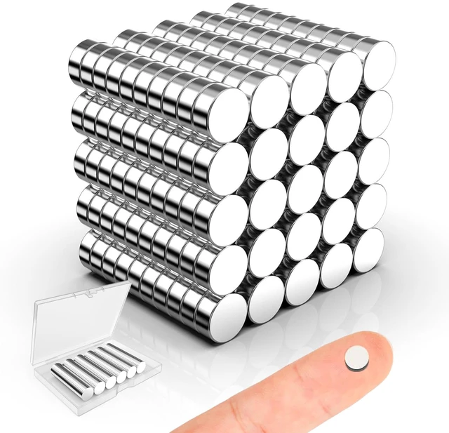 Main image of 5x2mm Small Round Magnets, 250 Pack for Crafts