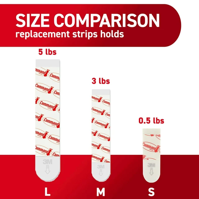 Alt view image 2 of 6 - Command Indoor Large Replacement Strips, 20 Strips