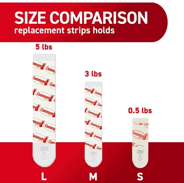 Alt view image 2 of 6 - Command Indoor Medium Replacement Strips, 36 Strips