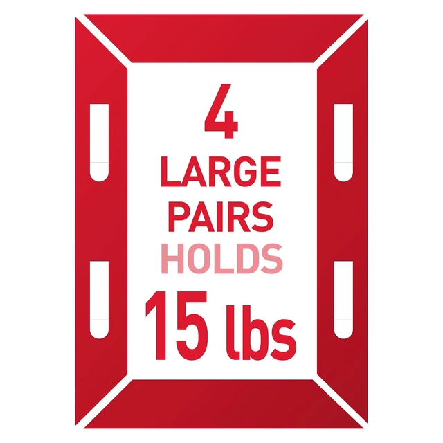 Alt view image 4 of 6 - Command 15lb & 10lb Large and Medium 28 Pairs (56 Strips) Picture Hanging Strips, Damage-Free Hangers, No Tools Required, White Adhesive, for Home Wall Decor