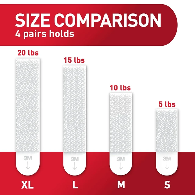 Alt view image 3 of 6 - Command 20lb X-Large Picture Hanging Strips, 16 Pairs, White