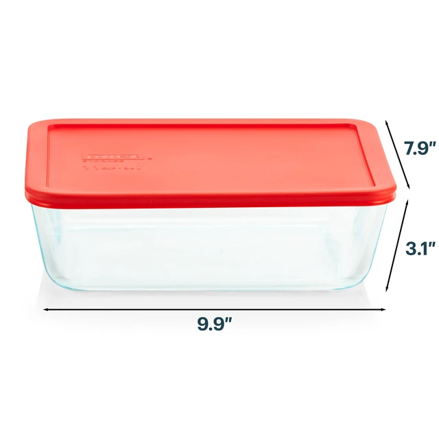 Alt view image 4 of 7 - Pyrex Simply Store 11Cup Glass Food Storage Container, BPA-Free Lid