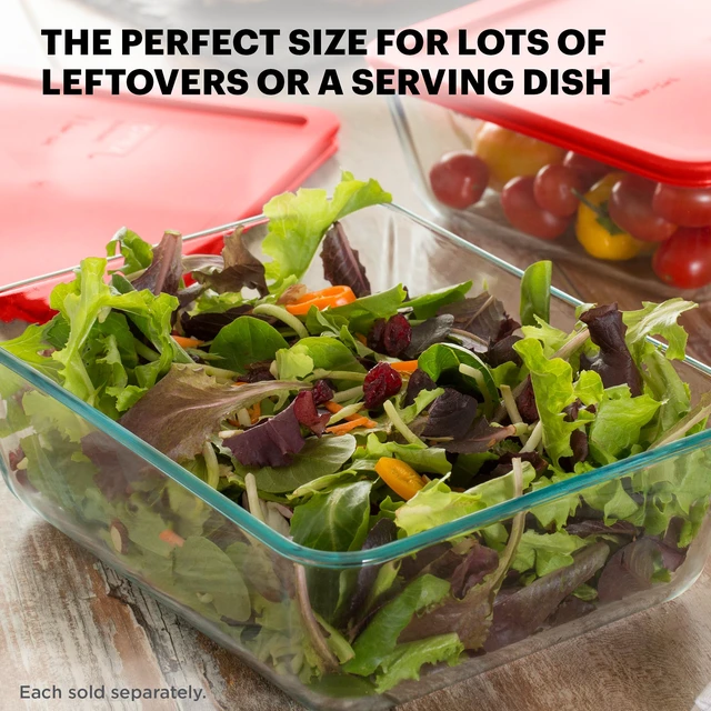 Alt view image 5 of 7 - Pyrex Simply Store 11Cup Glass Food Storage Container, BPA-Free Lid