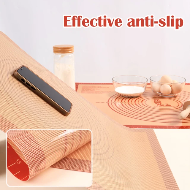 Alt view image 4 of 6 - Extra Large Non-slip Silicone Pastry Mat 28"x20"