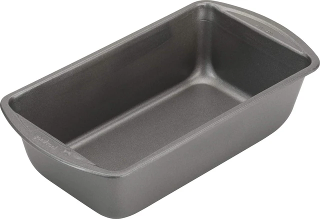 Main image of GoodCook Nonstick Loaf Pan Heavy-Duty Steel Bakeware with Easy-Clean Non-Stick Coating, Oven & Dishwasher Safe Pan, 9 x 5-Inch, Gray