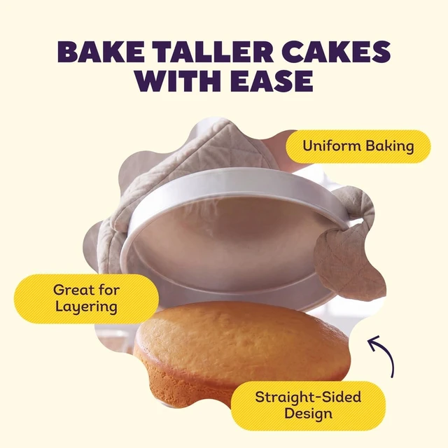 Alt view image 7 of 7 - Wilton Aluminum Round Cake Pan Set, Made Without PFAS, 9 x 2 in
