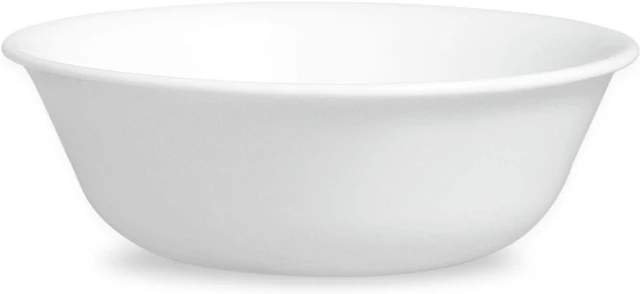 Main image of Corelle Vitrelle 6-Piece Soup/Cereal Bowl Set Triple Layer Glass and Chip Resistant, 18-Oz Lightweight Round Bowls, Winter Frost White