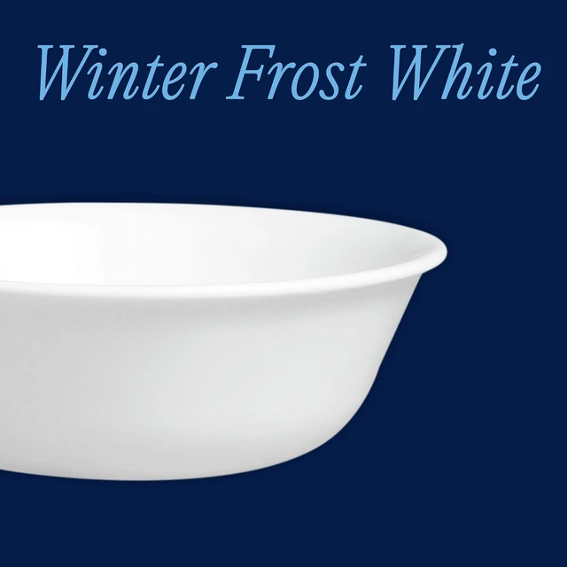 Alt view image 4 of 6 - Corelle Vitrelle 6-Piece Soup/Cereal Bowl Set Triple Layer Glass and Chip Resistant, 18-Oz Lightweight Round Bowls, Winter Frost White