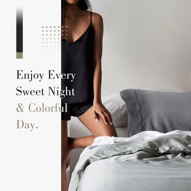 Alt view image 5 of 6 - WishSmile Cooling Queen Pillowcases Set of 2 Breathable Cool Silky Soft Rayon Derived from Bamboo Fabric, Moisture Wicking for Hot Sleepers, Hair and Skin Friendly, Dark Grey, 2 Pack, 20x30IN