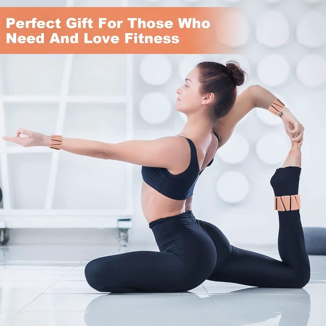 Alt view image 6 of 7 - Wrist Weights Set of 2, Adjustable Silicone Workout Weights for Women and Men, Wearable Ankle/Wrist Weights Suitable for Yoga, Dance, Pilates, Pool Exercises and Jogging, 2lb