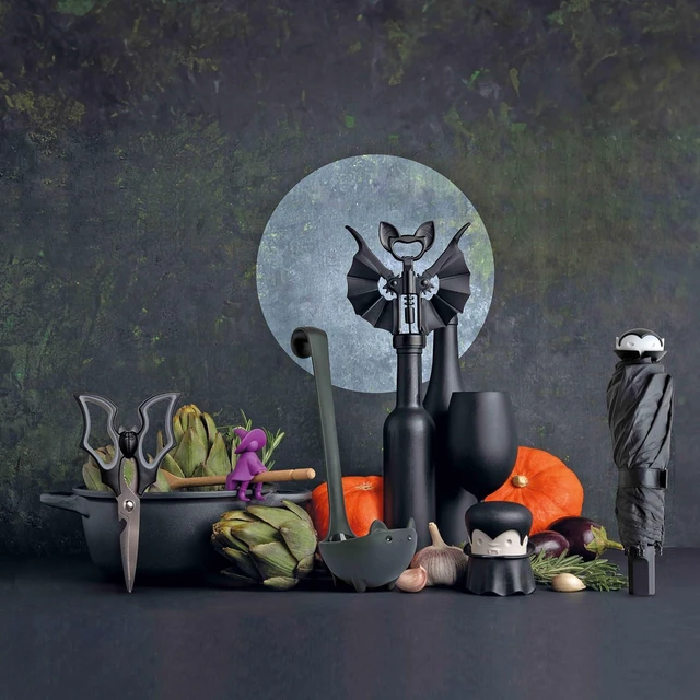 Alt view image 5 of 7 - OTOTO Original Elizabat Kitchen Scissors - Halloween Goth Cute Bat Kitchen Shears, Bat Scissors, Gothic Scissors Utensils - Spooky Bats Halloween Gifts, Cute Gadgets, Kitchen Gadgets