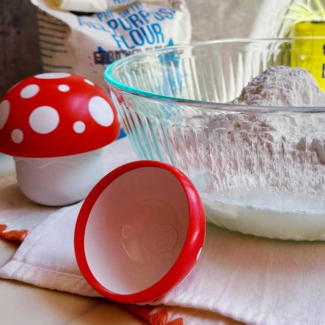 Alt view image 5 of 7 - Genuine Fred Nesting Mushroom Measuring Cups, Set of Fun and Functional Kitchen Measuring Tools, Space-Saving Design with Unique Mushroom Shape