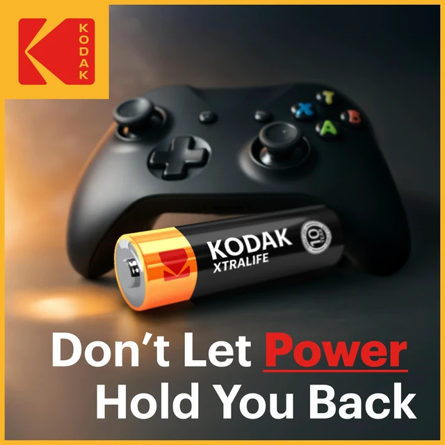 Alt view image 7 of 7 - KODAK AA Alkaline Batteries (24 Pack) Double A Battery, LR6, 1.5V