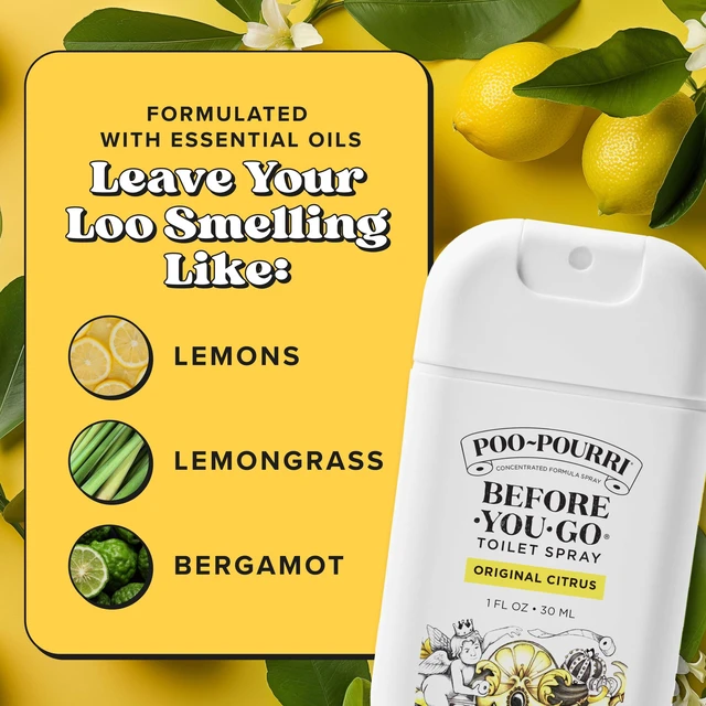 Alt view image 6 of 7 - Poo-Pourri Before-You-Go Pocket Toilet Spray, Spring Variety 1 Fl Oz 3 Pack