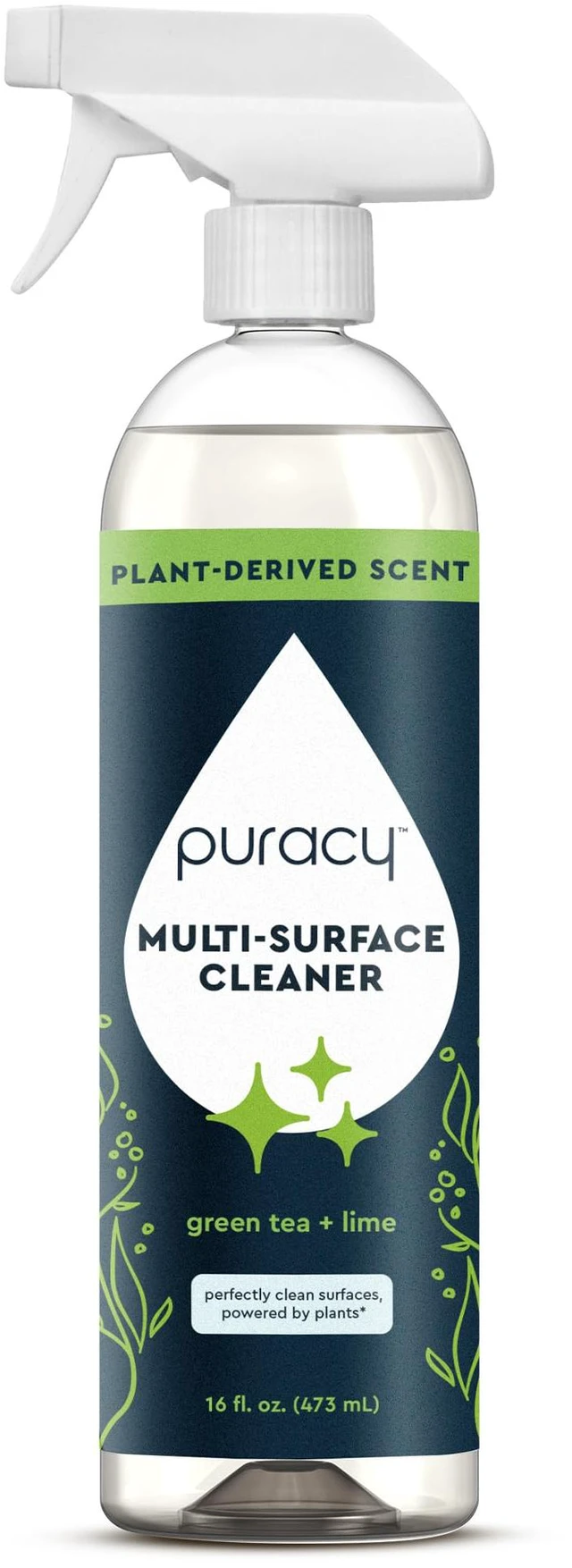Main image of Puracy All Purpose Cleaner Spray Plant-Powered Multi-Surface Cleaner - Cleaning Spray Solution As Seen on TikTok (Green Tea & Lime, 16 fl oz, 1 Pack)