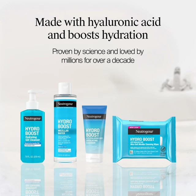 Alt view image 7 of 7 - Neutrogena Hydro Boost Cleansing Wipes Makeup Remover, 25 Ct