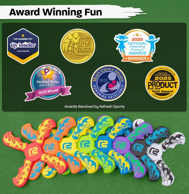 Alt view image 7 of 7 - Fun Boomerang for Kids - Stocking Stuffers for Boys and Girls - Soft & Easy Use - Best Gifts for 6 7 8 9 10 11 12 13 Year Old Boy Gifts - 2026 Top Toys for Boys Age 8-12 + Teens Outdoor Boy Gift Ideas