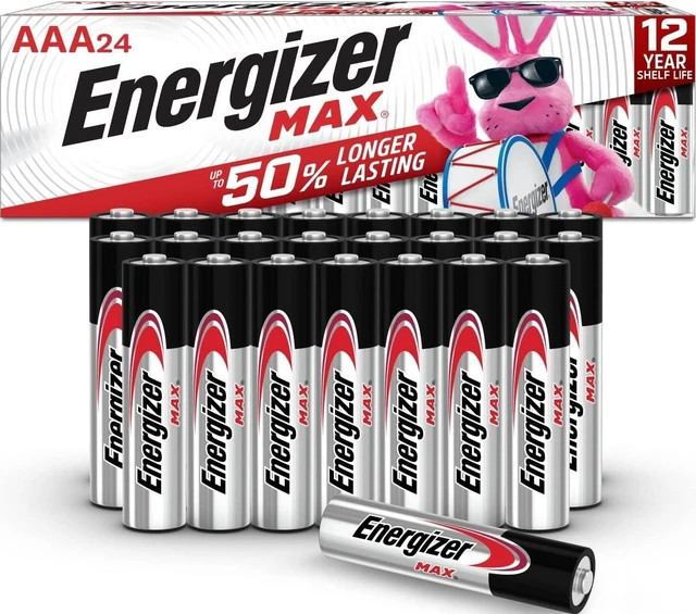 Main image of Energizer MAX AAA Batteries (24 Pack), Triple A Alkaline Batteries