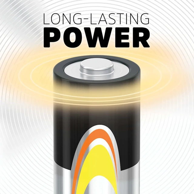 Alt view image 2 of 7 - Energizer Alkaline Power AA Batteries (20 Pack), Double A Long-Lasting Alkaline Batteries