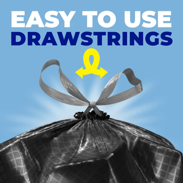 Alt view image 6 of 7 - Hefty Ultra Strong Signature Scents 13G Trash Bags, Fresh Clean, 80ct