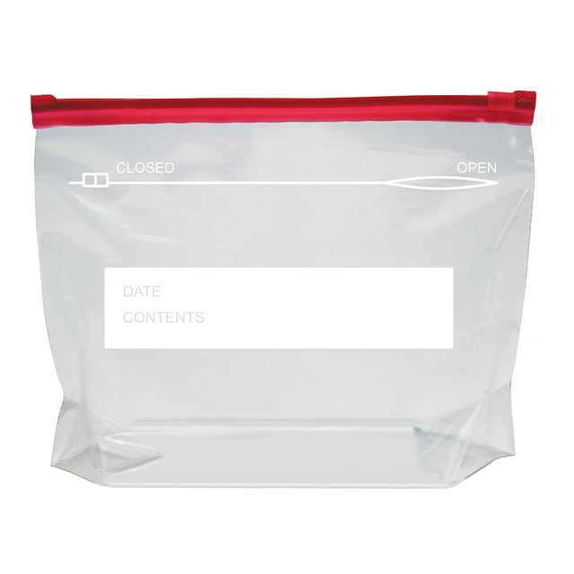 Alt view image 4 of 5 - Amazon Basics Slider Quart Food Storage Bags with Stand-Up Bottom, Easy to Fill, BPA Free, 120 Count (Previously Solimo)