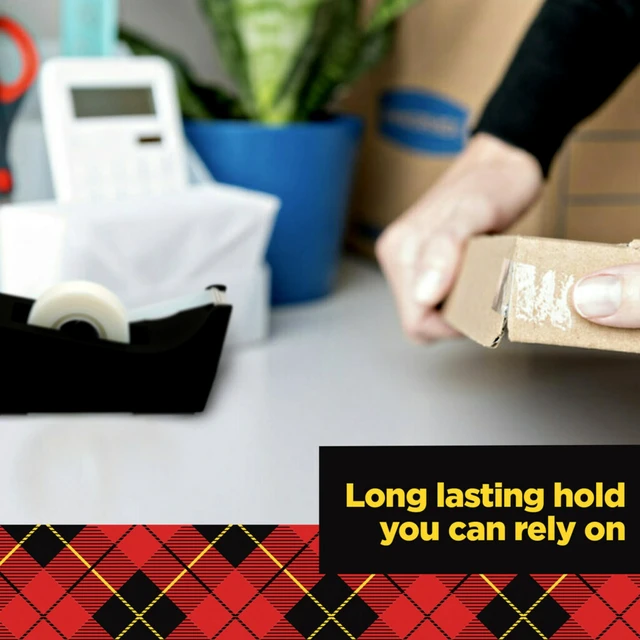 Alt view image 6 of 7 - Scotch Transparent Tape, 3/4 x 850 Inches, 4 Dispensered Rolls, Clear
