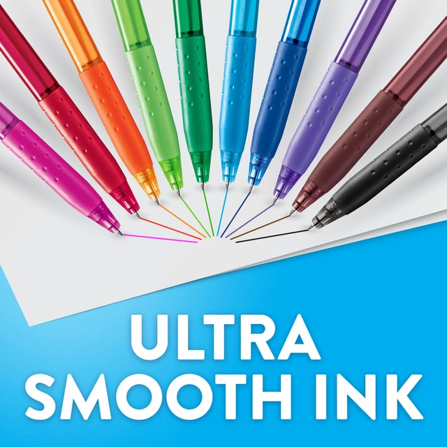 Alt view image 2 of 7 - Paper Mate InkJoy 300RT Retractable Ballpoint Pens, Medium Point (1.0mm), Black, 24 Count
