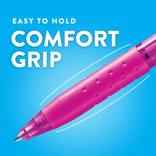 Alt view image 3 of 7 - Paper Mate InkJoy 300RT Retractable Ballpoint Pens, Medium Point (1.0mm), Black, 24 Count