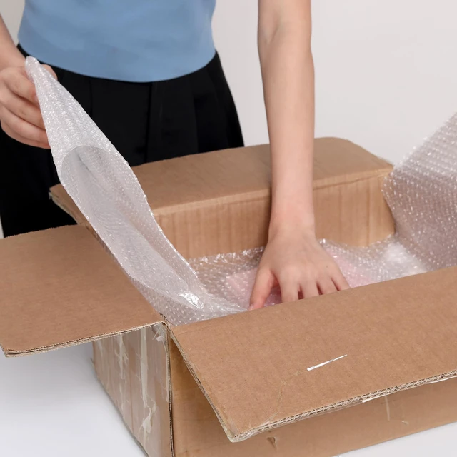 Alt view image 6 of 7 - wanguagua Bubble Packing Moving Wrap, 12 Inch x 72 ft Total, 2 Pack