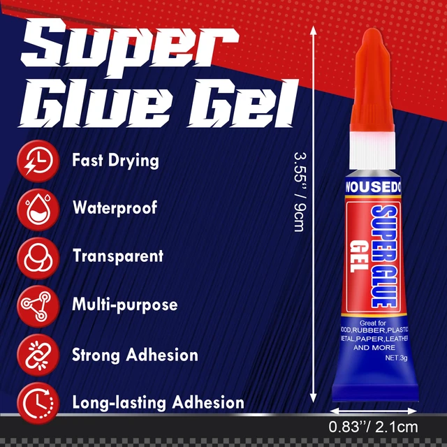 Alt view image 2 of 7 - 48 x 3g Super Glue Gel, Quick Dry, Thick Formula, All-Purpose Instant Bond