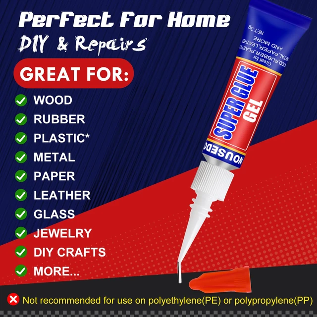 Alt view image 3 of 7 - 48 x 3g Super Glue Gel, Quick Dry, Thick Formula, All-Purpose Instant Bond