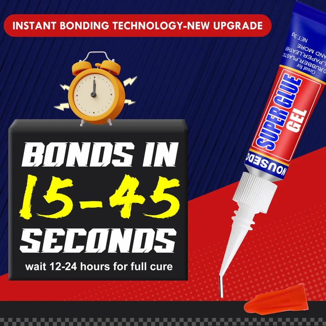 Alt view image 4 of 7 - 48 x 3g Super Glue Gel, Quick Dry, Thick Formula, All-Purpose Instant Bond