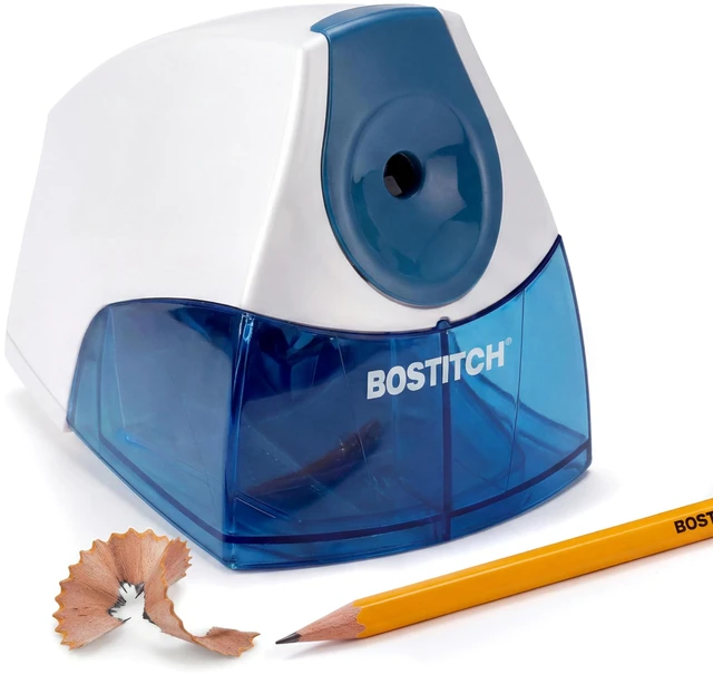 Main image of Bostitch Electric Pencil Sharpener for Classroom and Desk, Stall Free, Blue