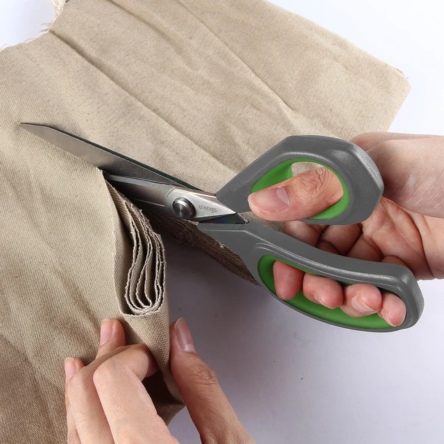 Alt view image 6 of 6 - LIVINGO Fabric Scissors 9.5" Professional Sewing Shears All Purpose