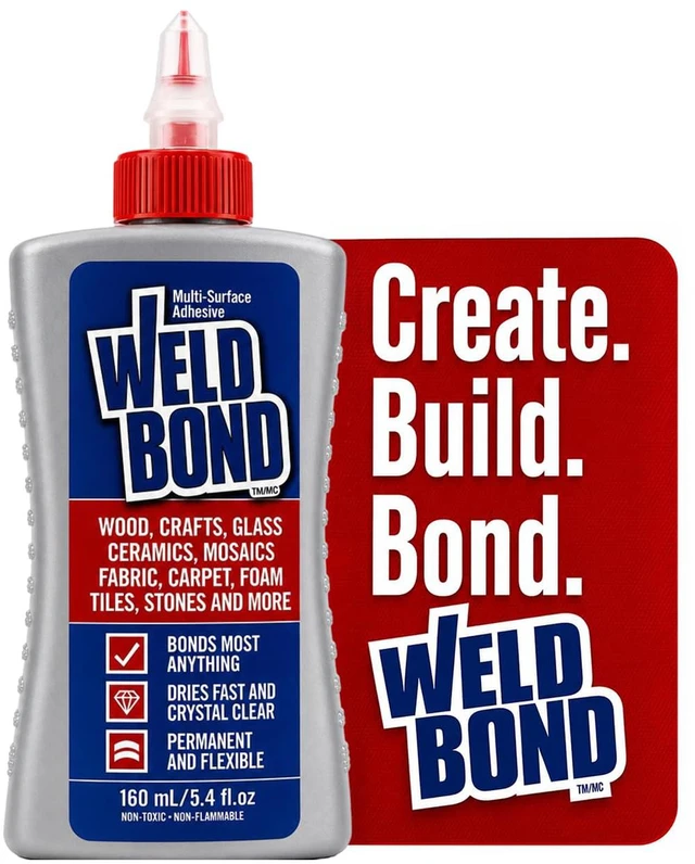 Main image of Weldbond Multi-Surface Glue Non Toxic for Mosaic Wood Ceramic Craft 5.4oz