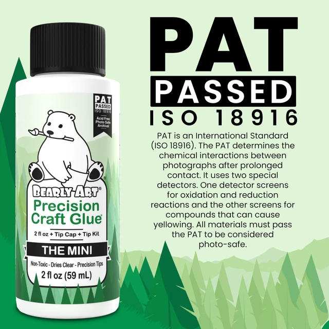 Alt view image 5 of 6 - Bearly Art Precision Craft Glue Mini 2 fl oz with Tip Kit Archival