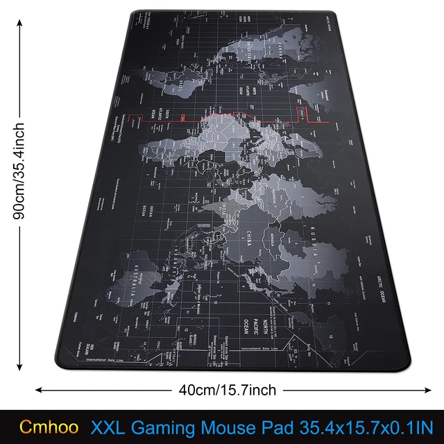 Alt view image 2 of 6 - XXL Professional Large Mouse Pad & Computer Game Mouse Mat (35.4x15.7x0.1IN, Map) (90 * 40 Map)