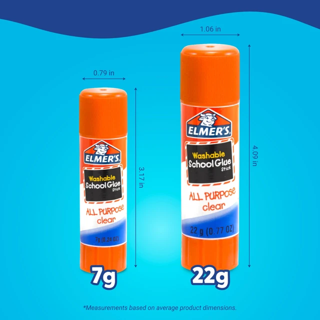 Alt view image 4 of 7 - Elmer's All Purpose School Glue Sticks, Acid-Free and Washable, 7 Grams, 60 Count - Arts & Crafts, Projects, #1 Teacher Brand
