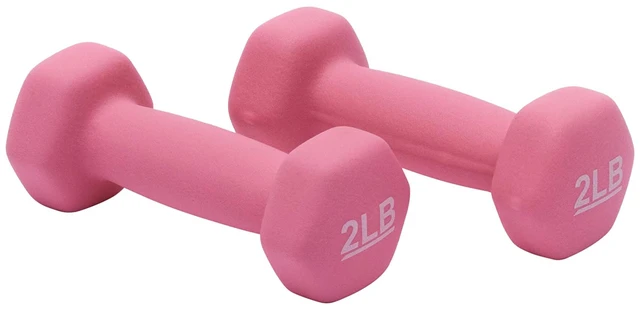Main image of Amazon Basics Neoprene Dumbbell Hand Weights for Exercise and Muscle Toning
