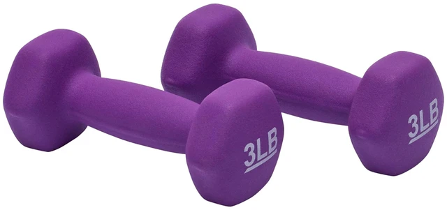 Main image of Amazon Basics Neoprene Dumbbell Hand Weights for Exercise and Muscle Toning